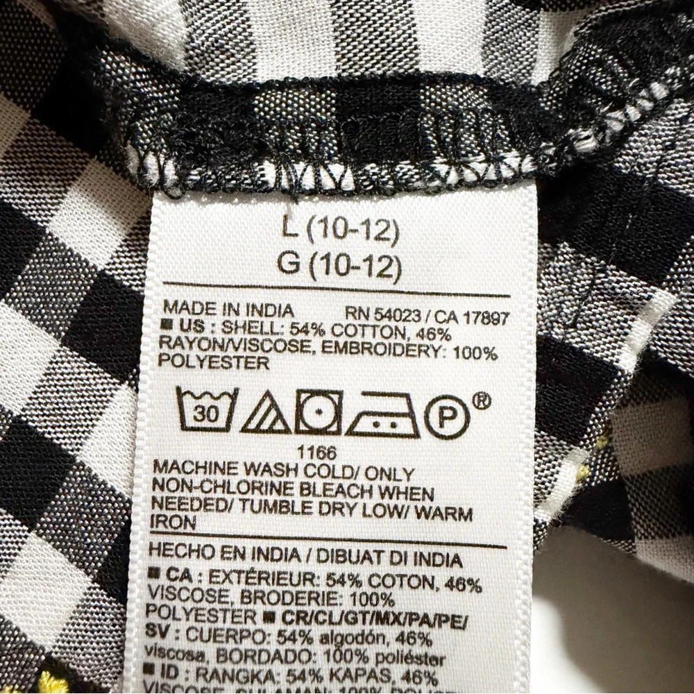 Old Navy gingham plaid